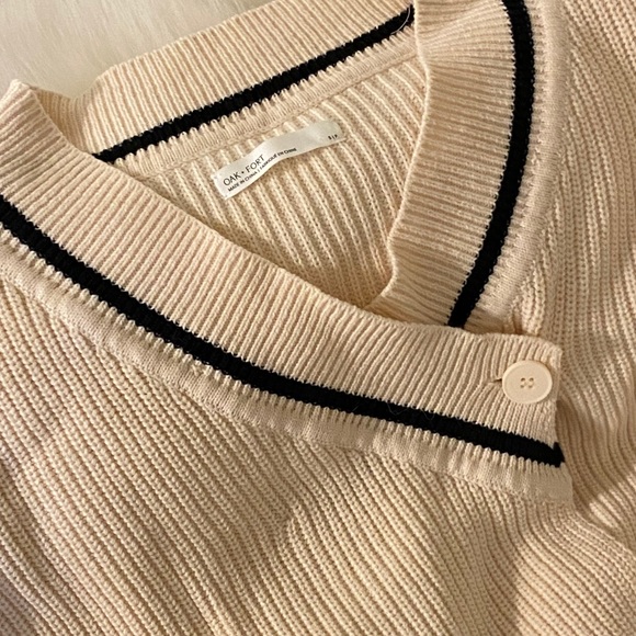 Knit Cardigan Cropped - Oak & Fort - Picture 5 of 5